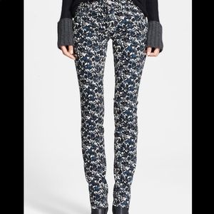 Tory Burch Floral Printed Jeans